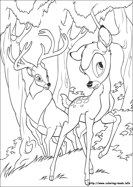 Bambi 2 coloring picture